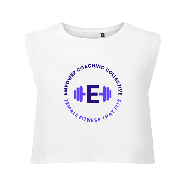 Empower  Coaching Collective  - Womens Organic crop tank Thumbnail